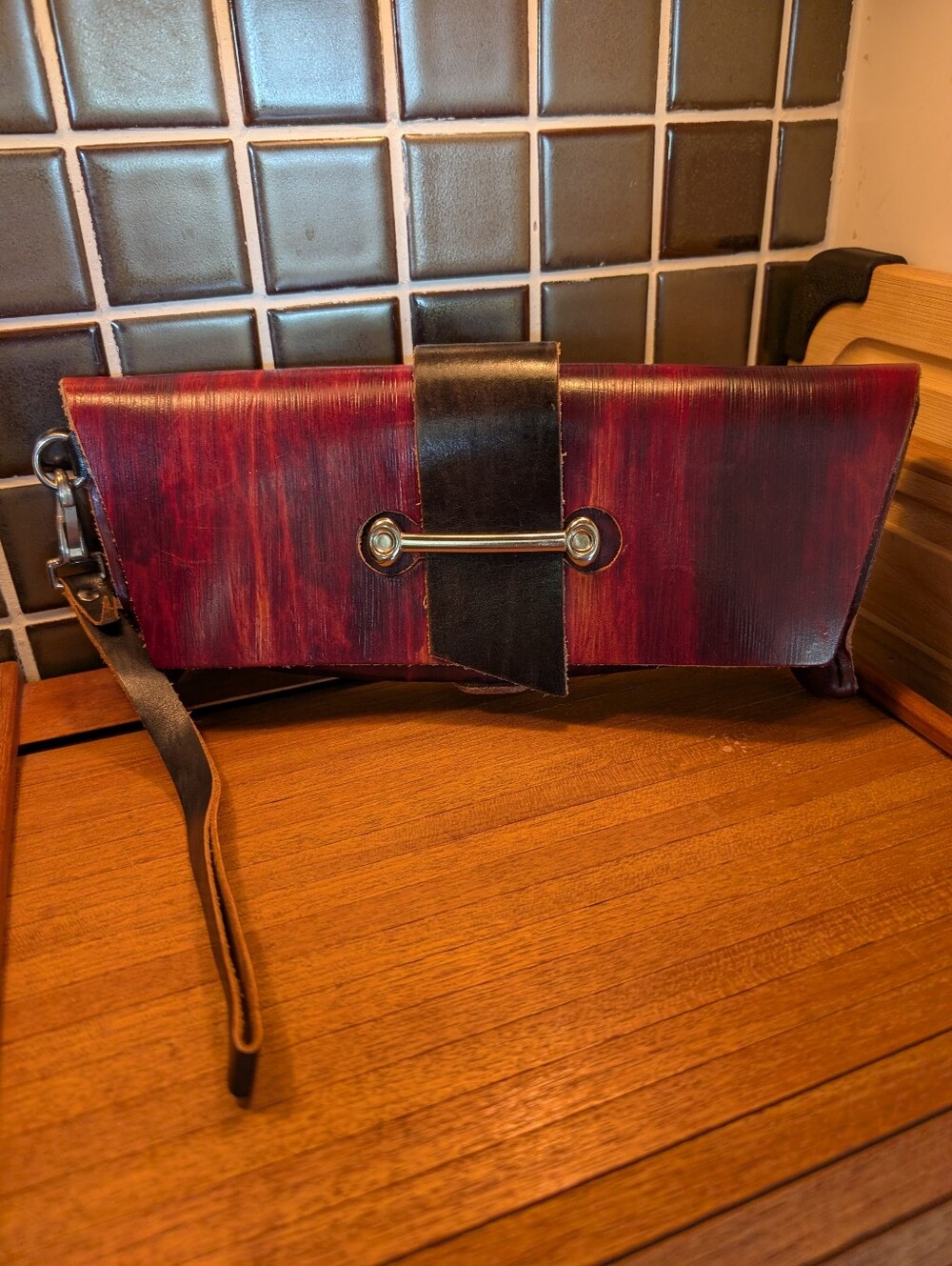 Fiveleft Leather Wristlet